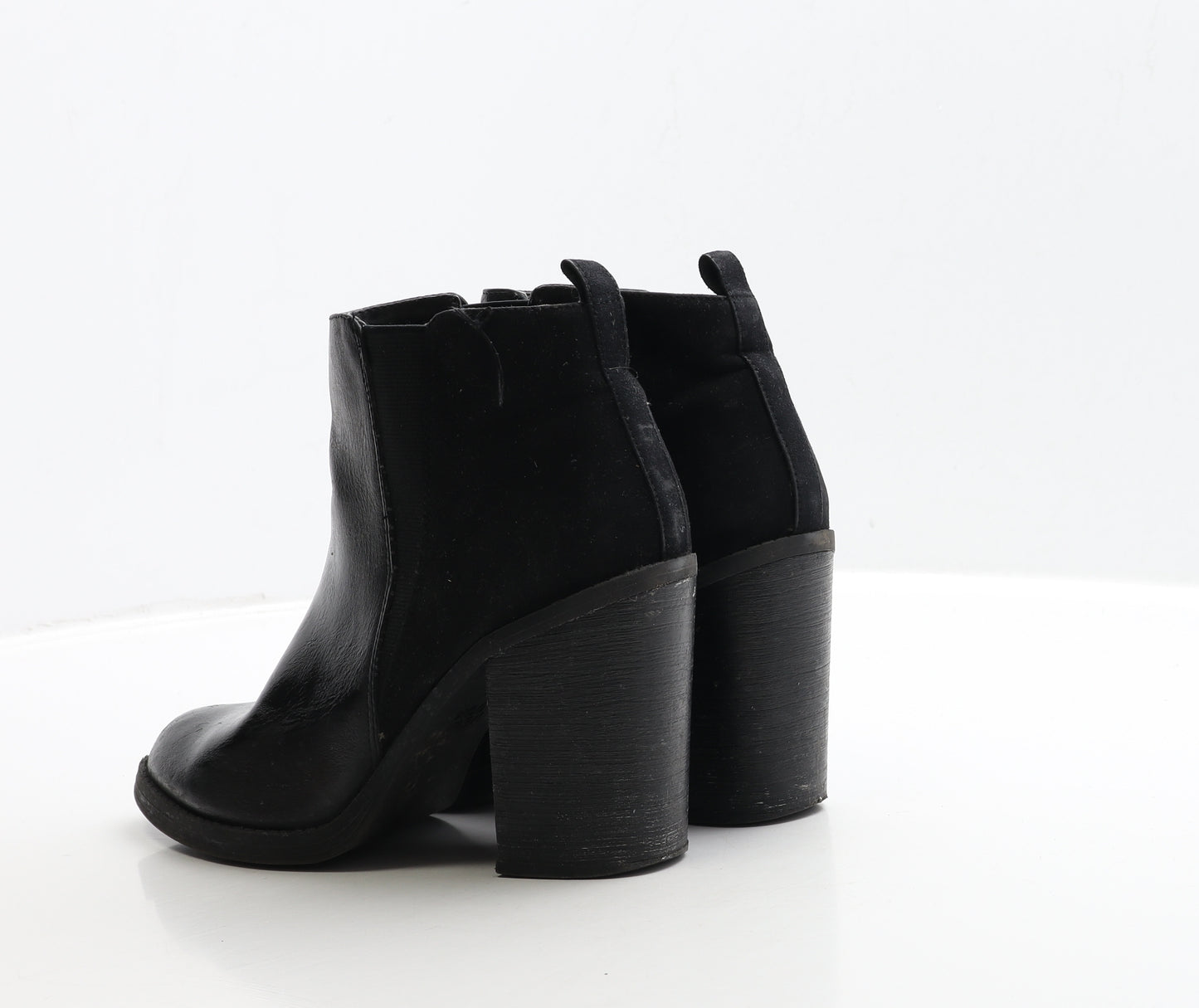 New Look Womens Black Leather Chelsea Boot UK 5 38
