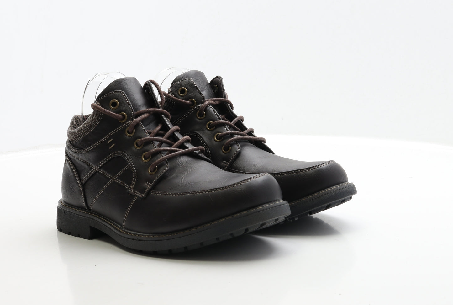 Beckett Womens Brown Leather Bootie Boot UK 6