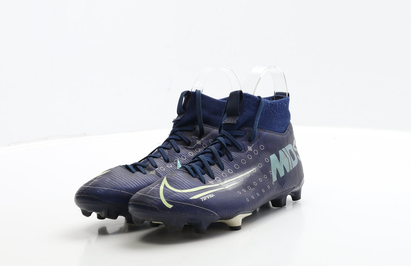 Nike Boys Blue Polyester Trainer UK 2 34 - Football Boots