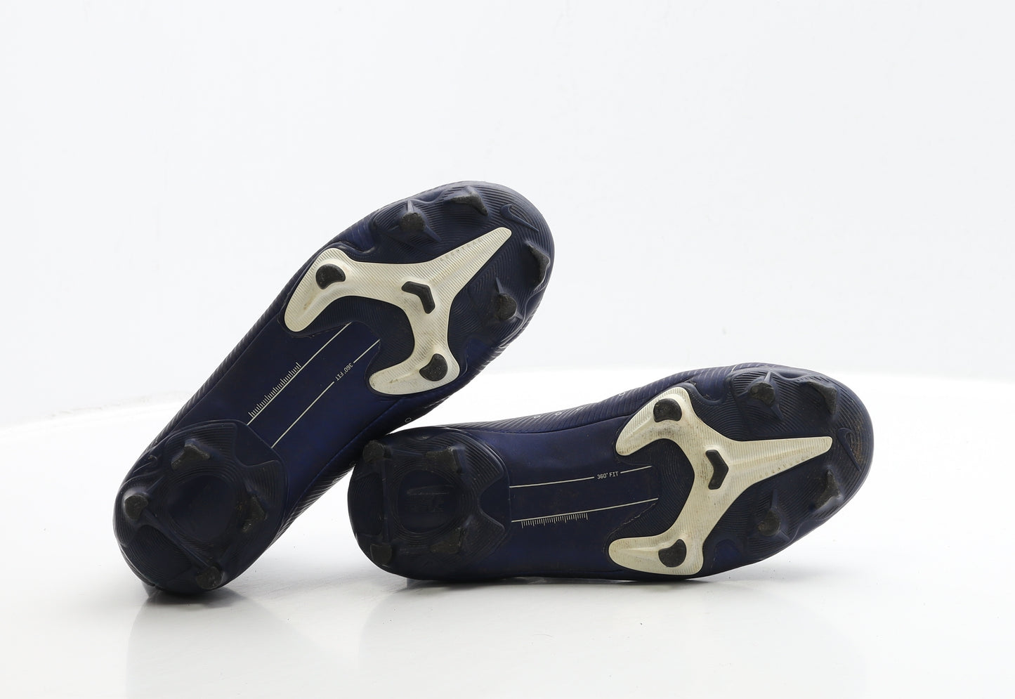 Nike Boys Blue Polyester Trainer UK 2 34 - Football Boots