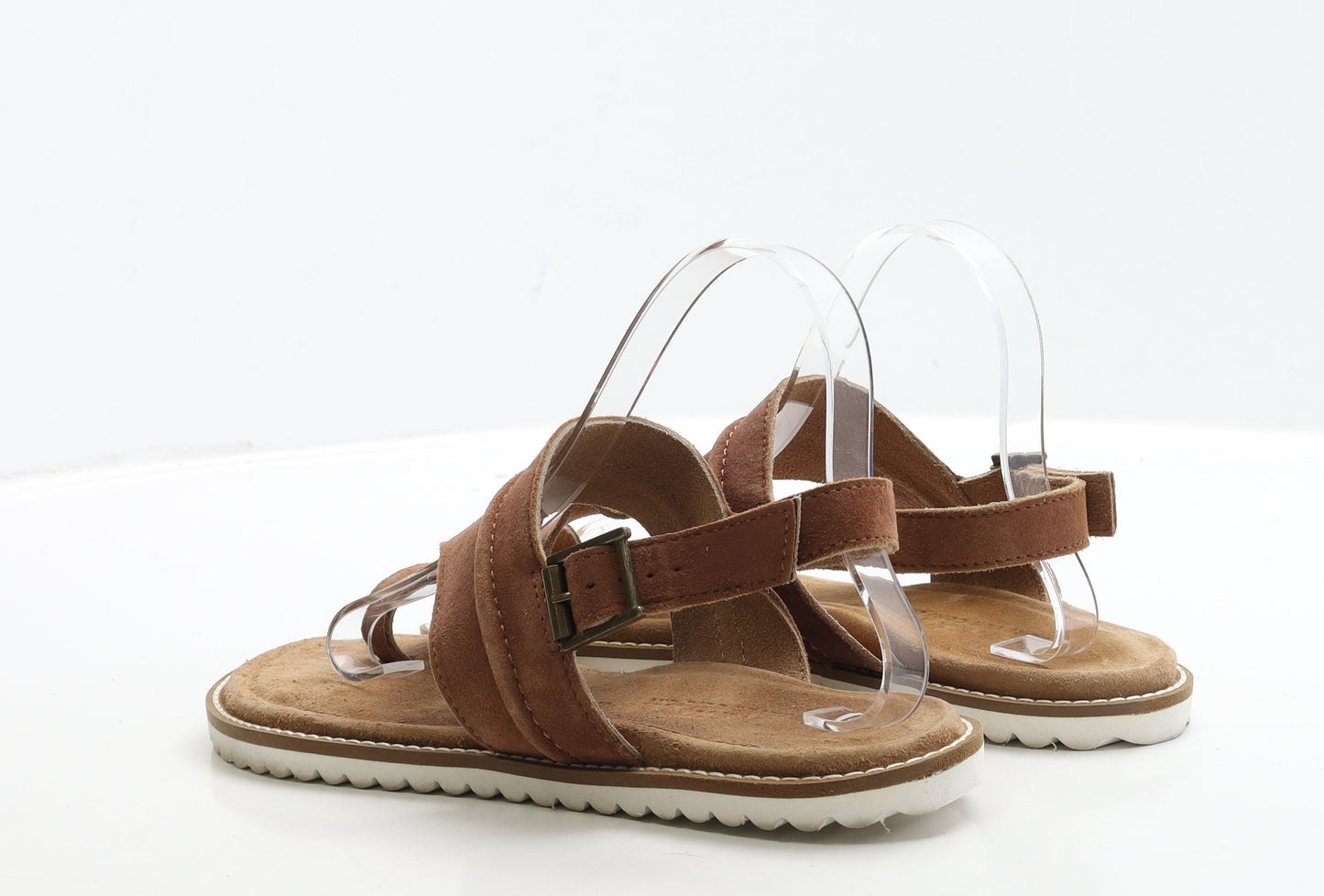 NEXT Womens Brown Suede Slingback Sandal UK 7 41