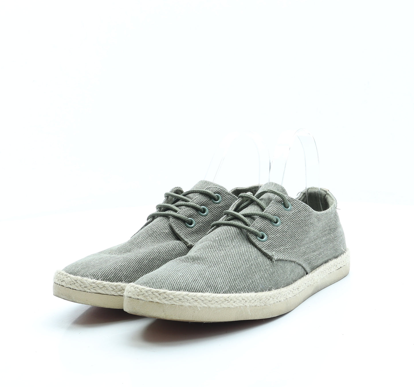 Primark Mens Green Fabric Trainer UK 9 43 US 10