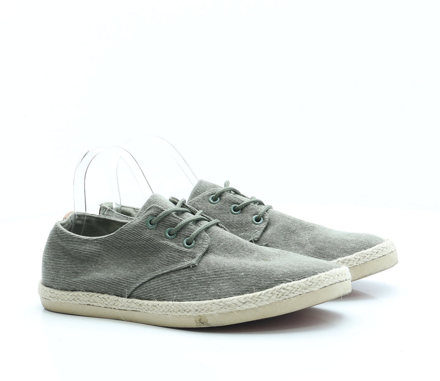 Primark Mens Green Fabric Trainer UK 9 43 US 10
