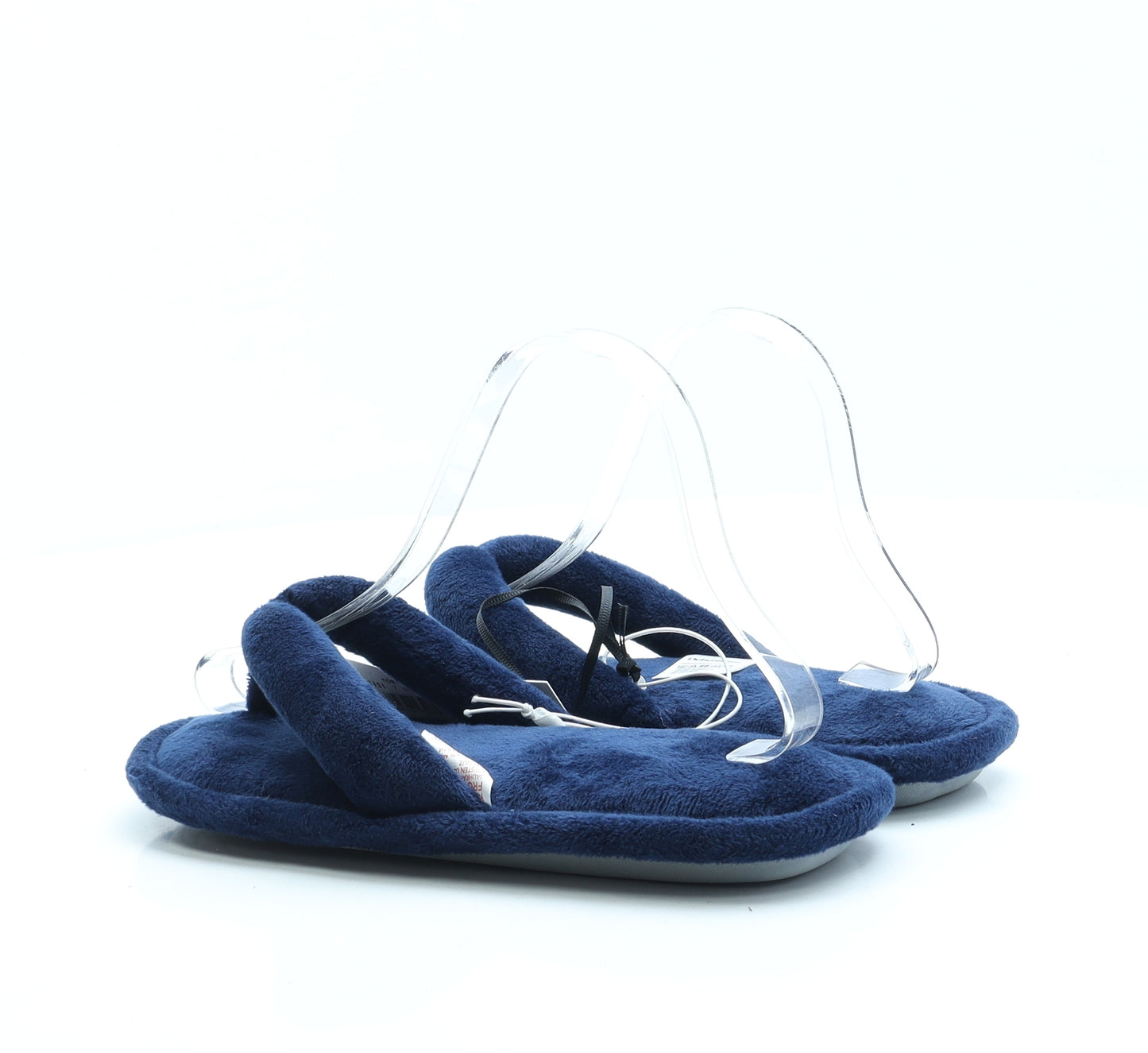 Debenhams Womens Blue Polyester Thong Slipper UK