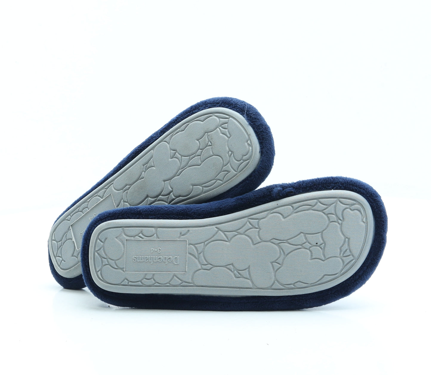 Debenhams Womens Blue Polyester Thong Slipper UK