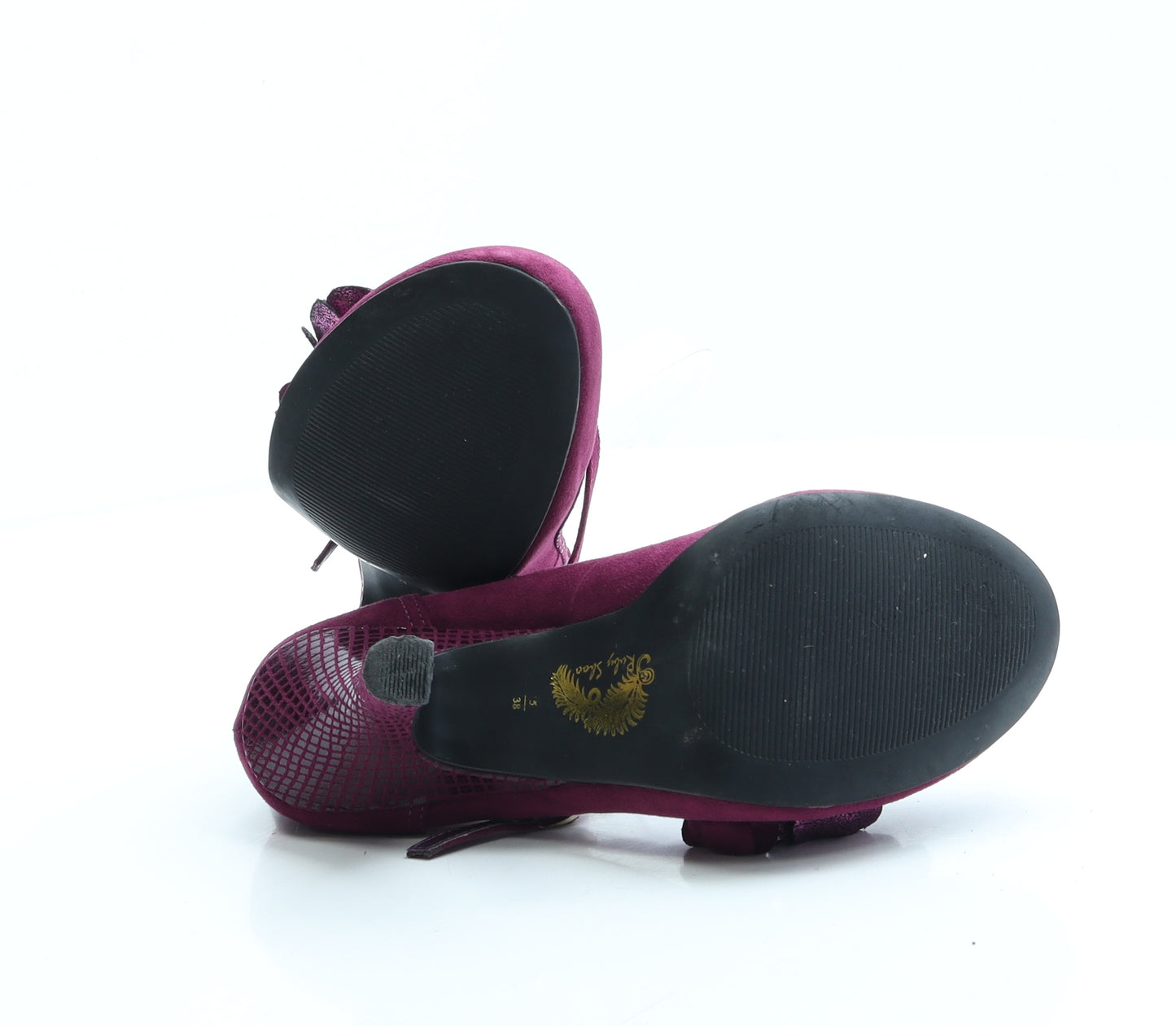 Ruby Shoo Womens Purple Polyester Court Heel UK 5 38