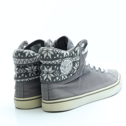 Duffer of St. George Mens Grey Polyester Trainer UK 9 43