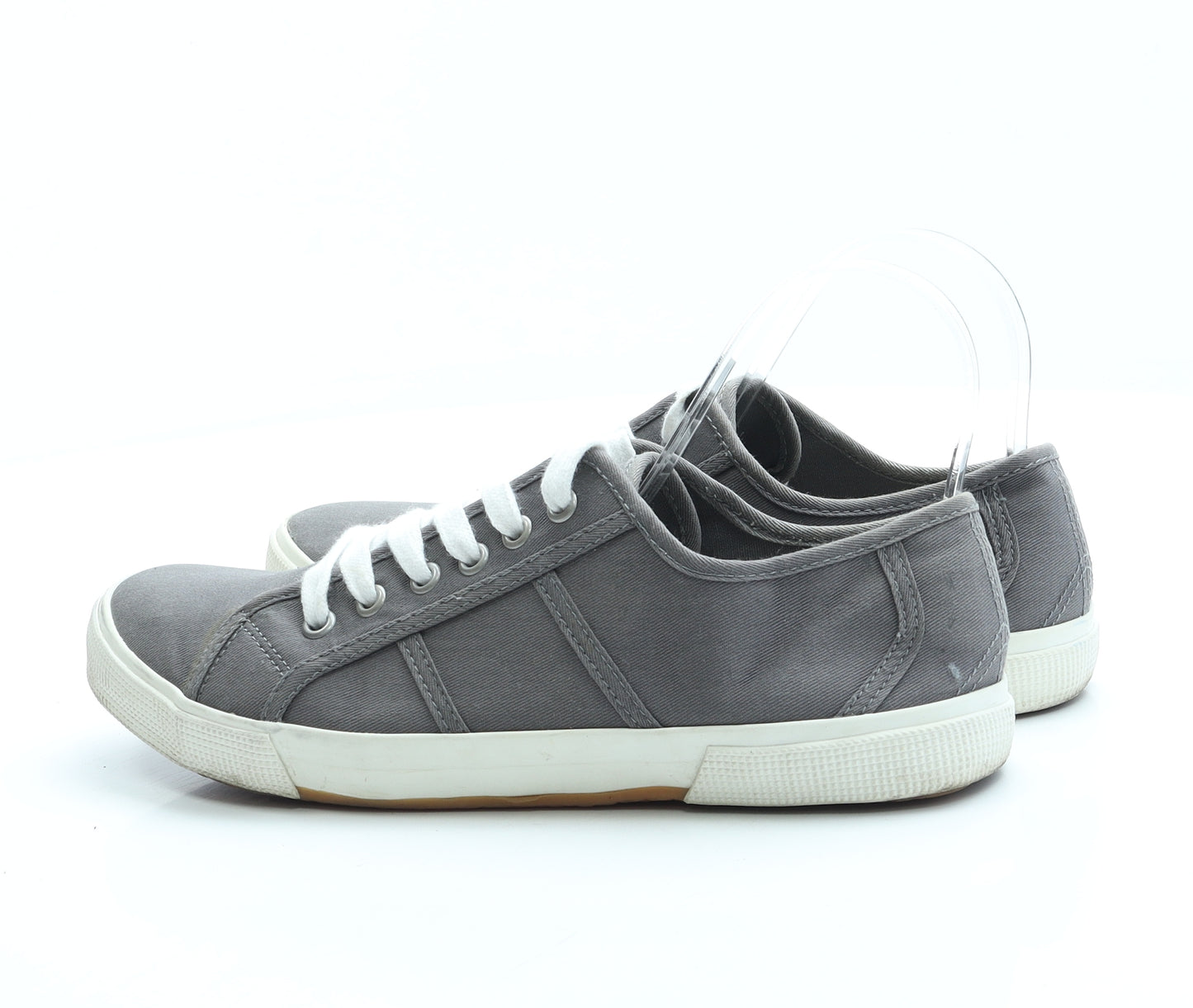 Fit For Porpoce Mens Grey Fabric Trainer UK 7 41