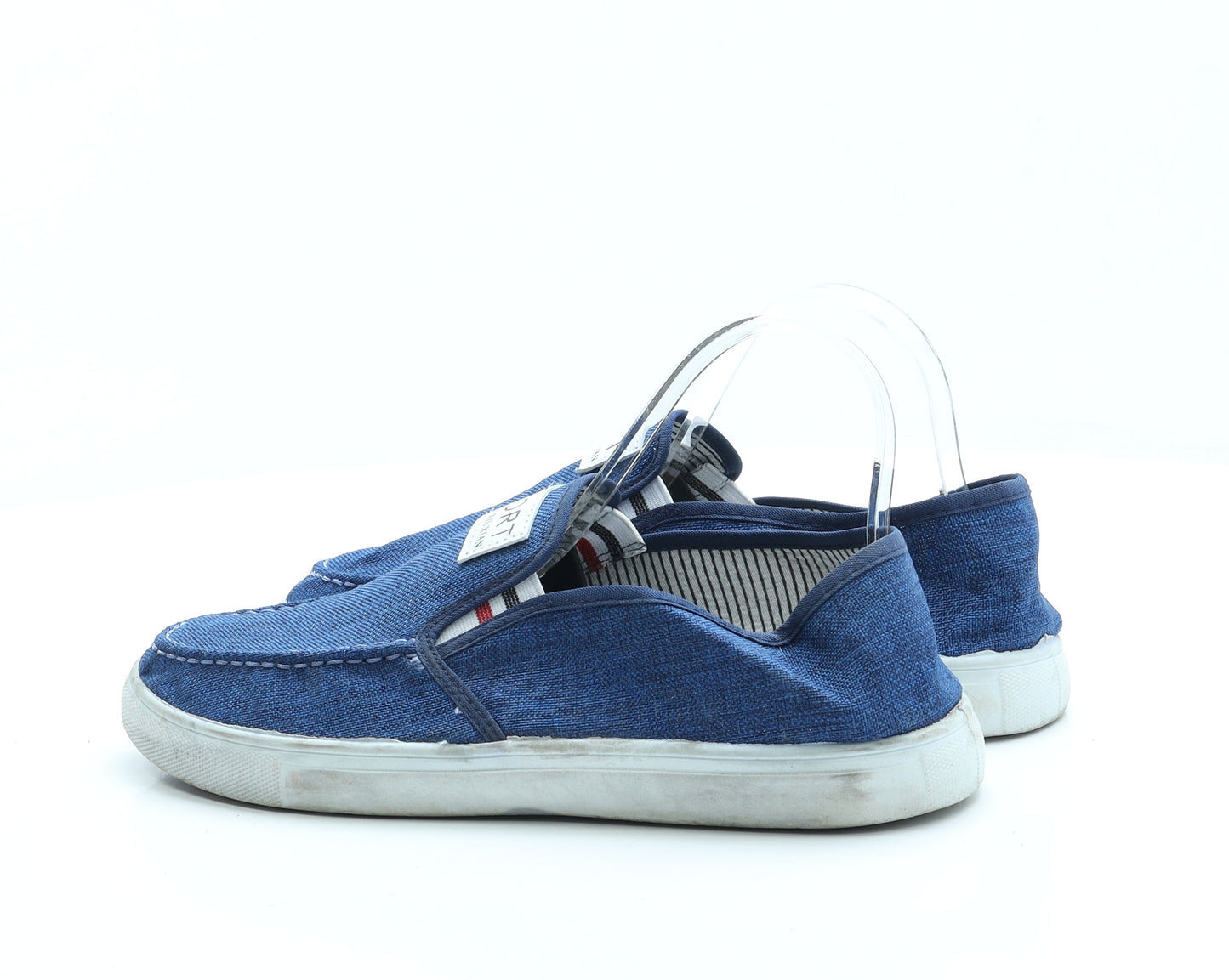 Fashion Xiuxian Mens Blue Polyester Loafer Casual UK 9.5 43