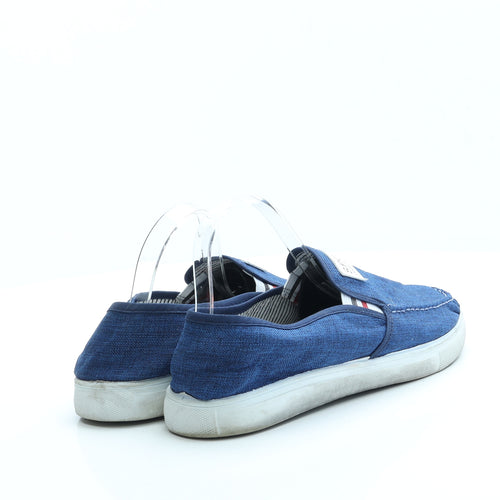Fashion Xiuxian Mens Blue Polyester Loafer Casual UK 9.5 43