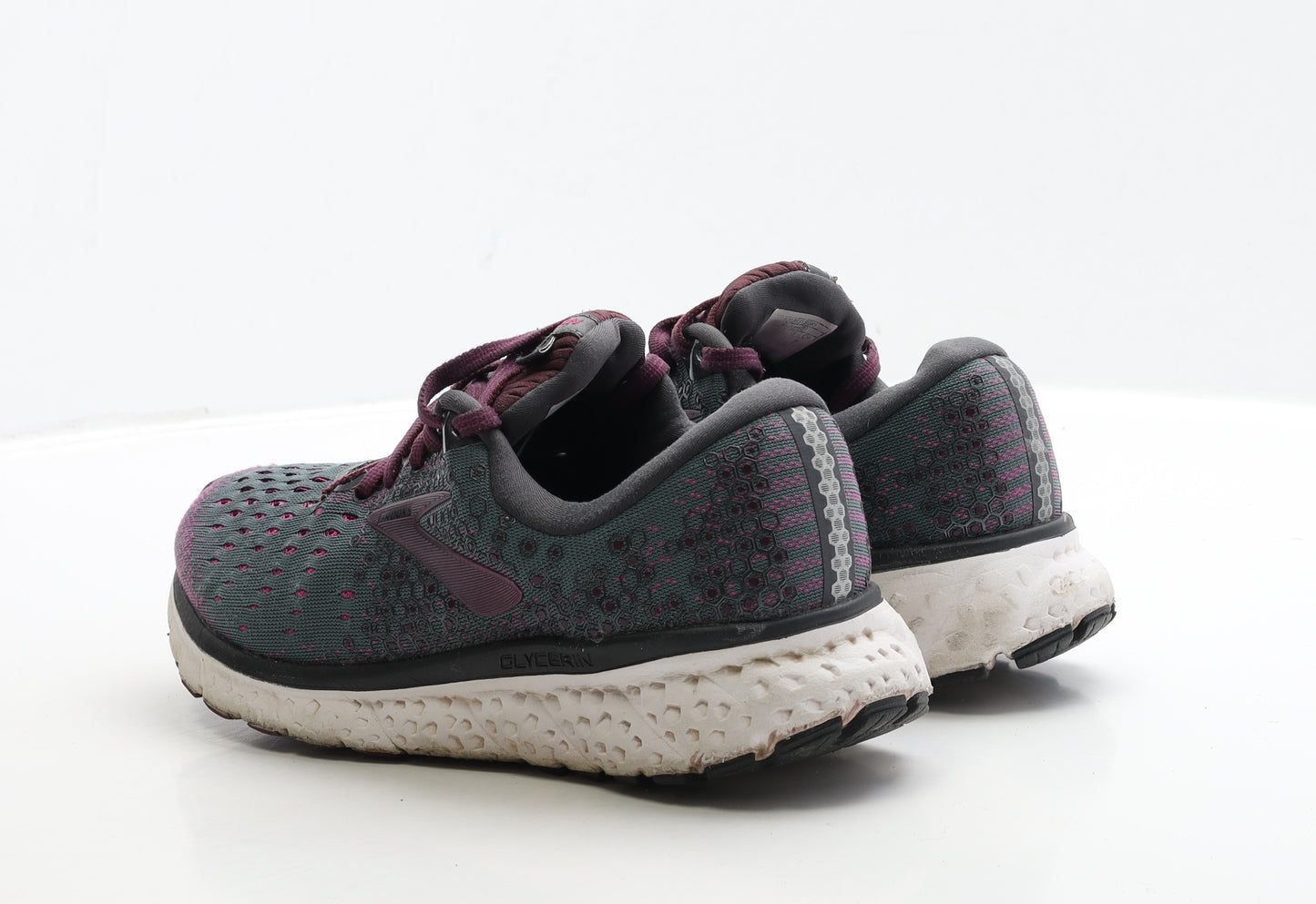 Glycerin Womens Grey Polyester Trainer UK 6.5 40