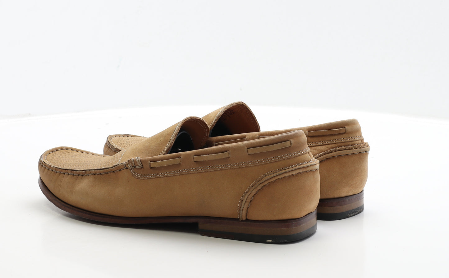 Marks and Spencer Mens Brown Leather Loafer Casual UK 9.5