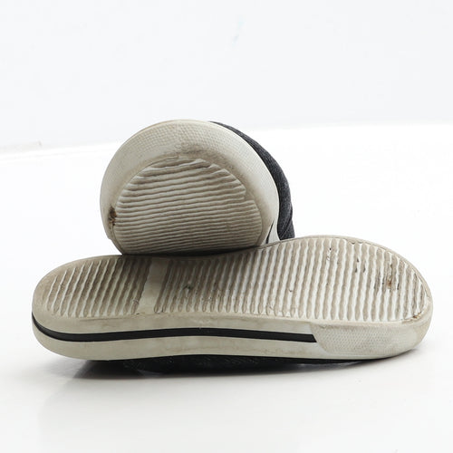 George Boys Blue Fabric Slip On Casual UK 7 24