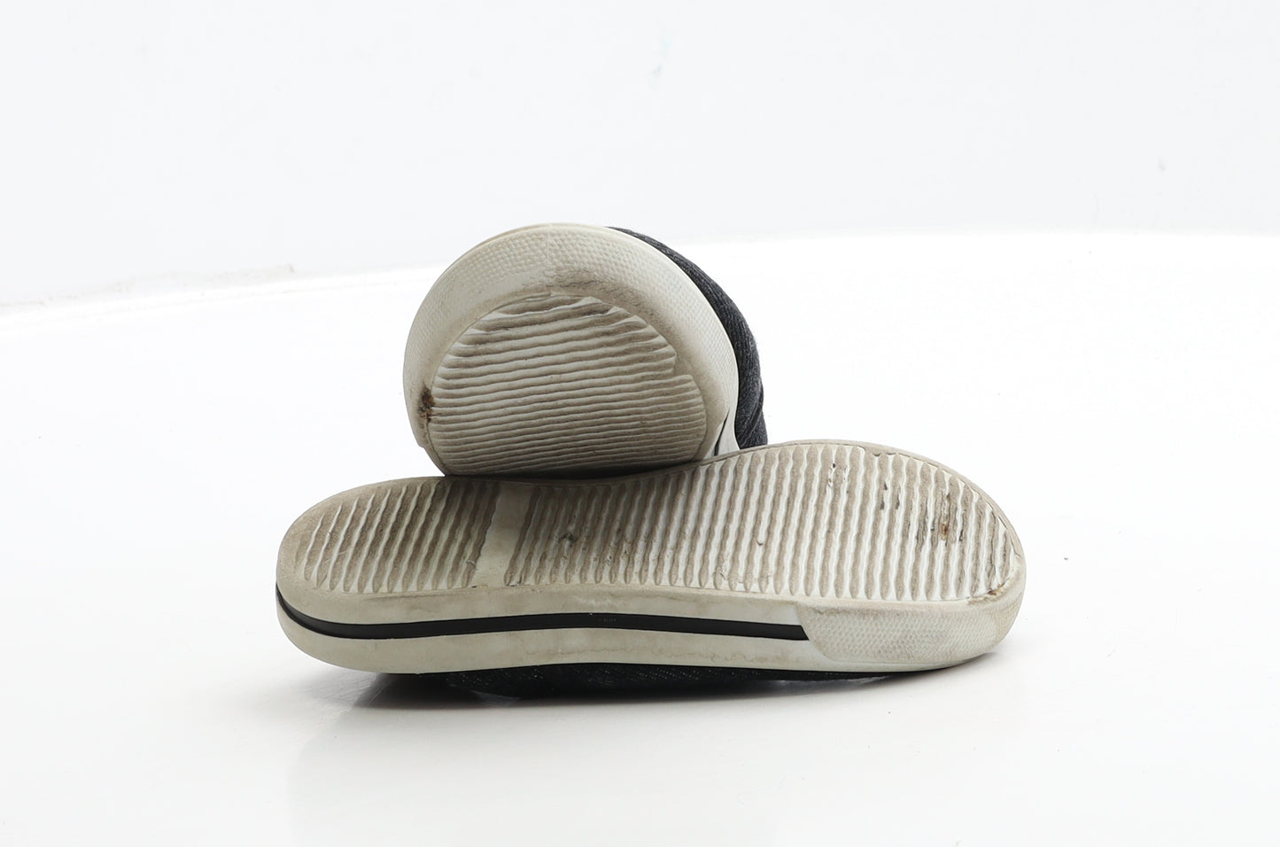 George Boys Blue Fabric Slip On Casual UK 7 24