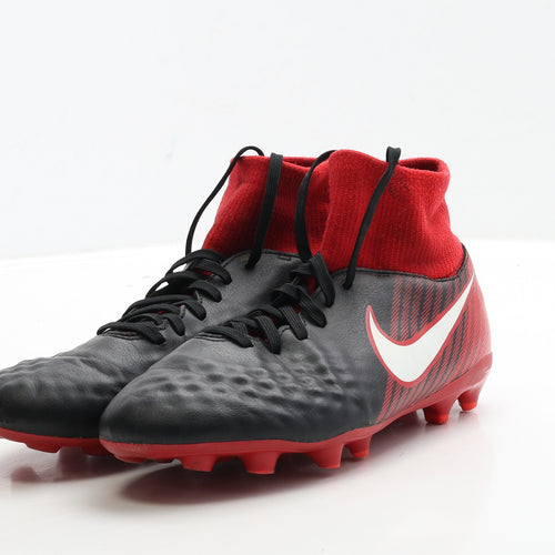 Nike Boys Black Polyester Trainer UK 3 35.5