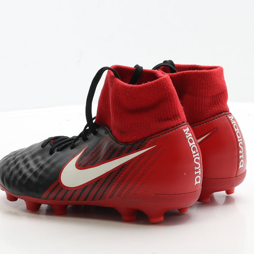 Nike Boys Black Polyester Trainer UK 3 35.5