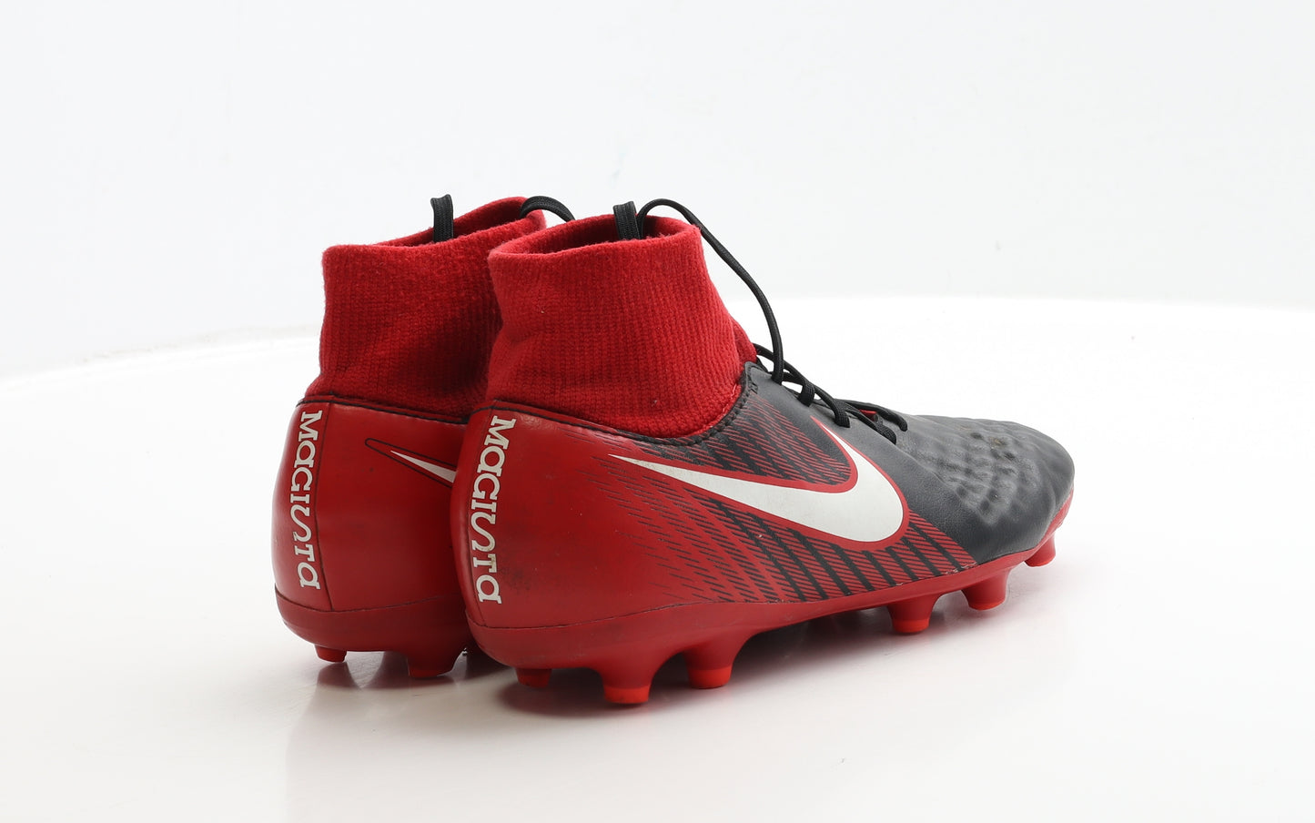 Nike Boys Black Polyester Trainer UK 3 35.5