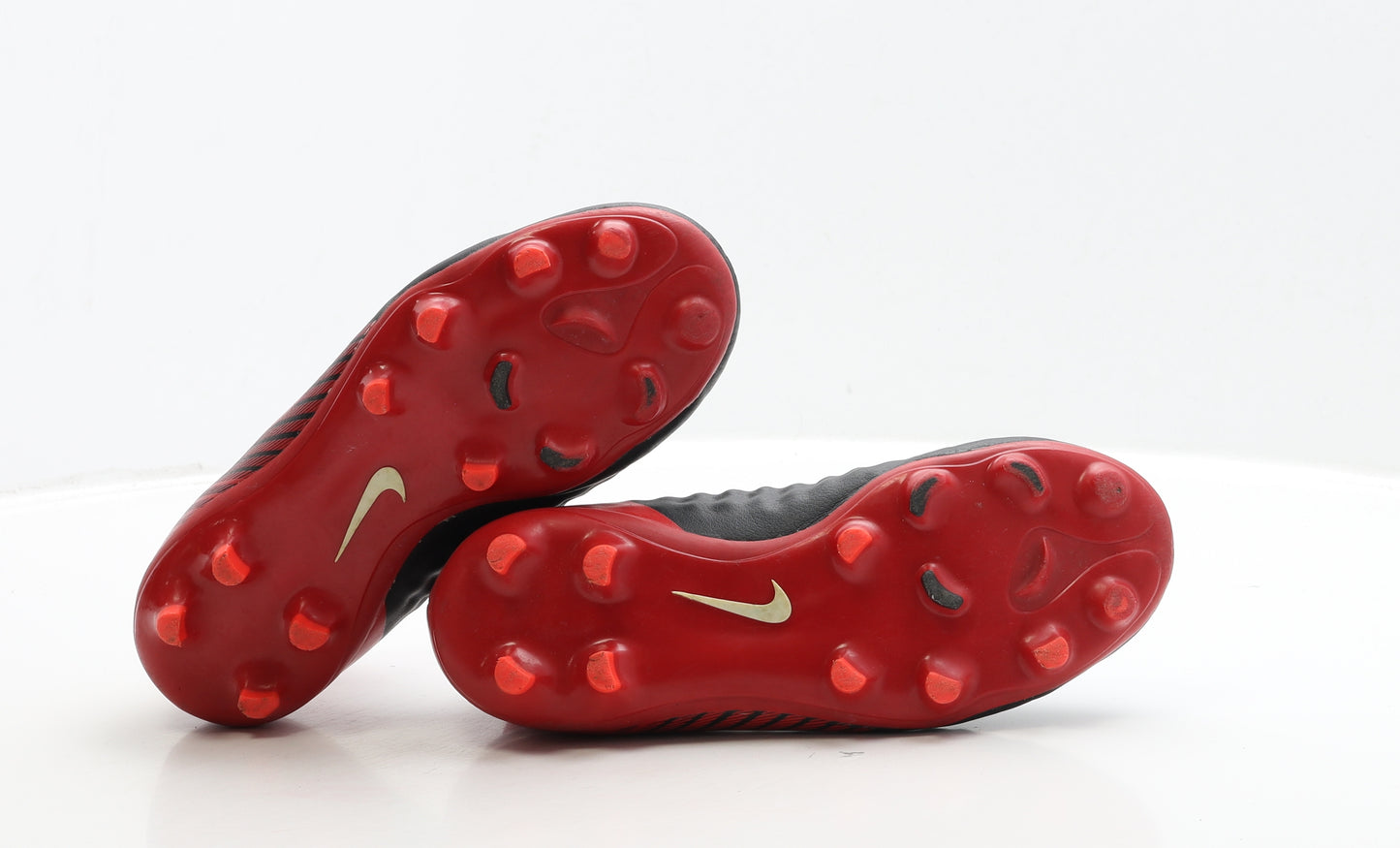 Nike Boys Black Polyester Trainer UK 3 35.5