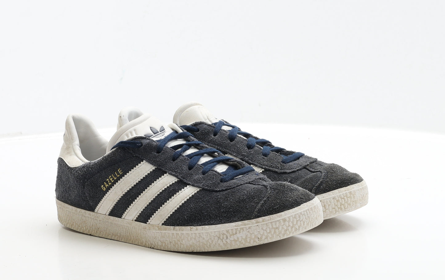 adidas Womens Blue Suede Trainer UK 5.5 38.5 - Gazelle