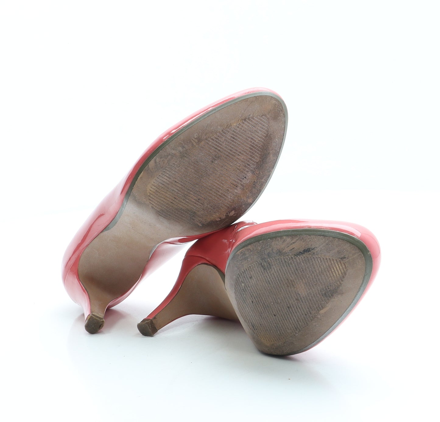 Clarks Womens Pink PVC Court Heel UK 5 38