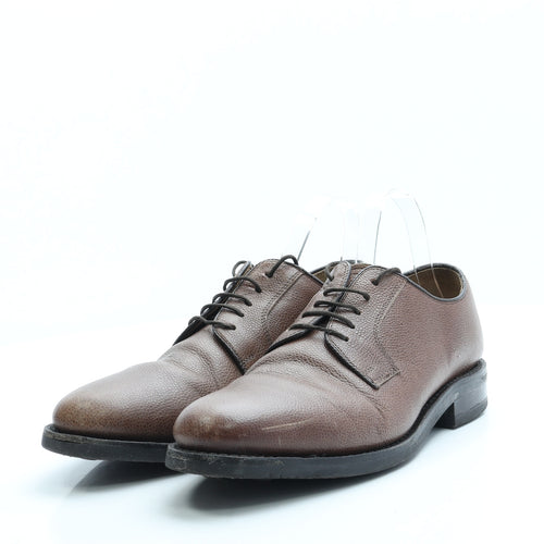 Samuel Windsor Mens Brown Leather Oxford Dress UK 8.5