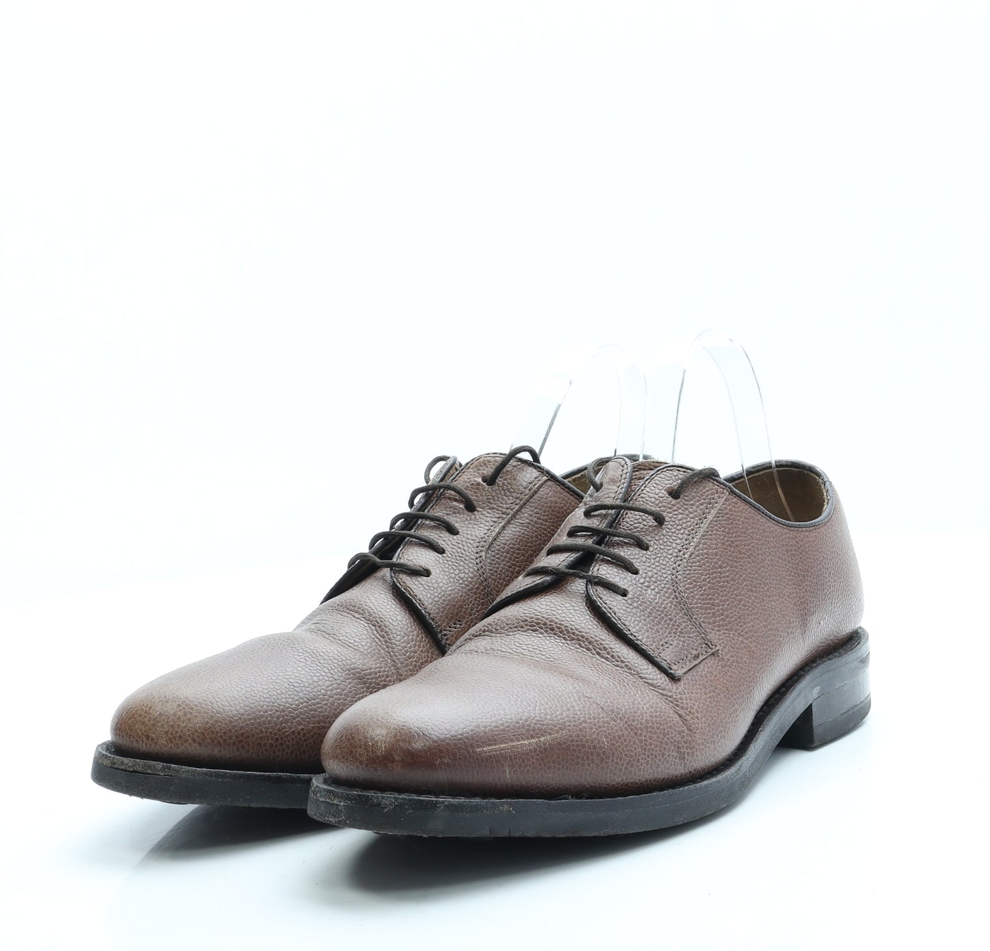 Samuel Windsor Mens Brown Leather Oxford Dress UK 8.5