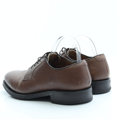 Samuel Windsor Mens Brown Leather Oxford Dress UK 8.5