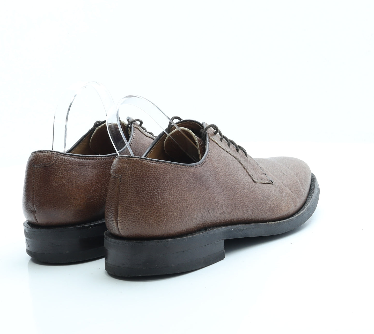 Samuel Windsor Mens Brown Leather Oxford Dress UK 8.5