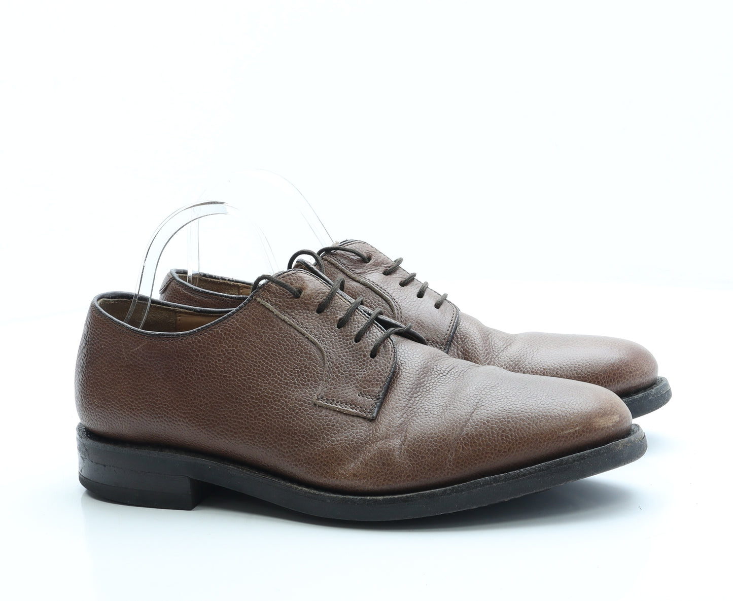 Samuel Windsor Mens Brown Leather Oxford Dress UK 8.5