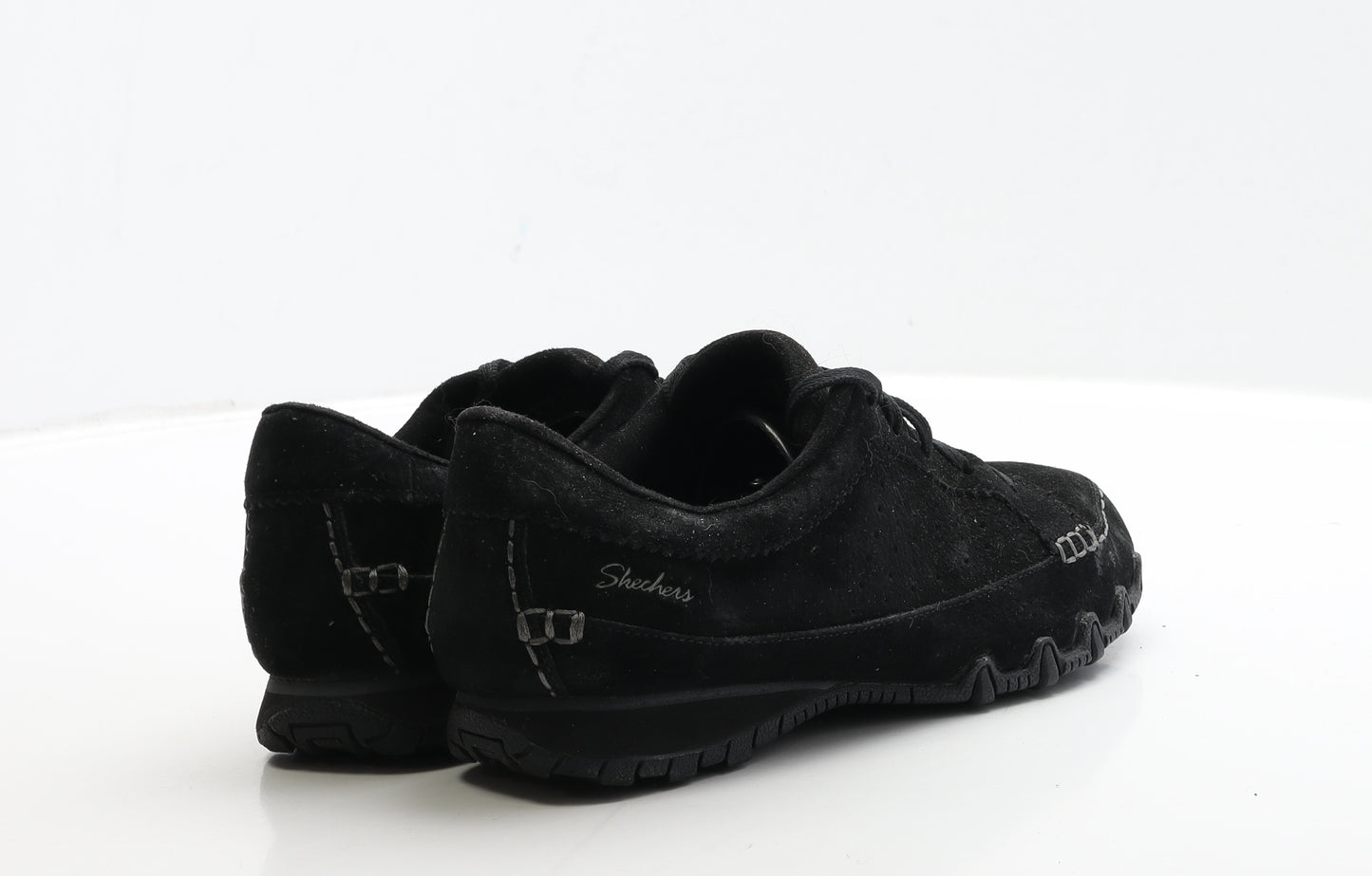 Skechers Womens Black Leather Trainer UK 5 38