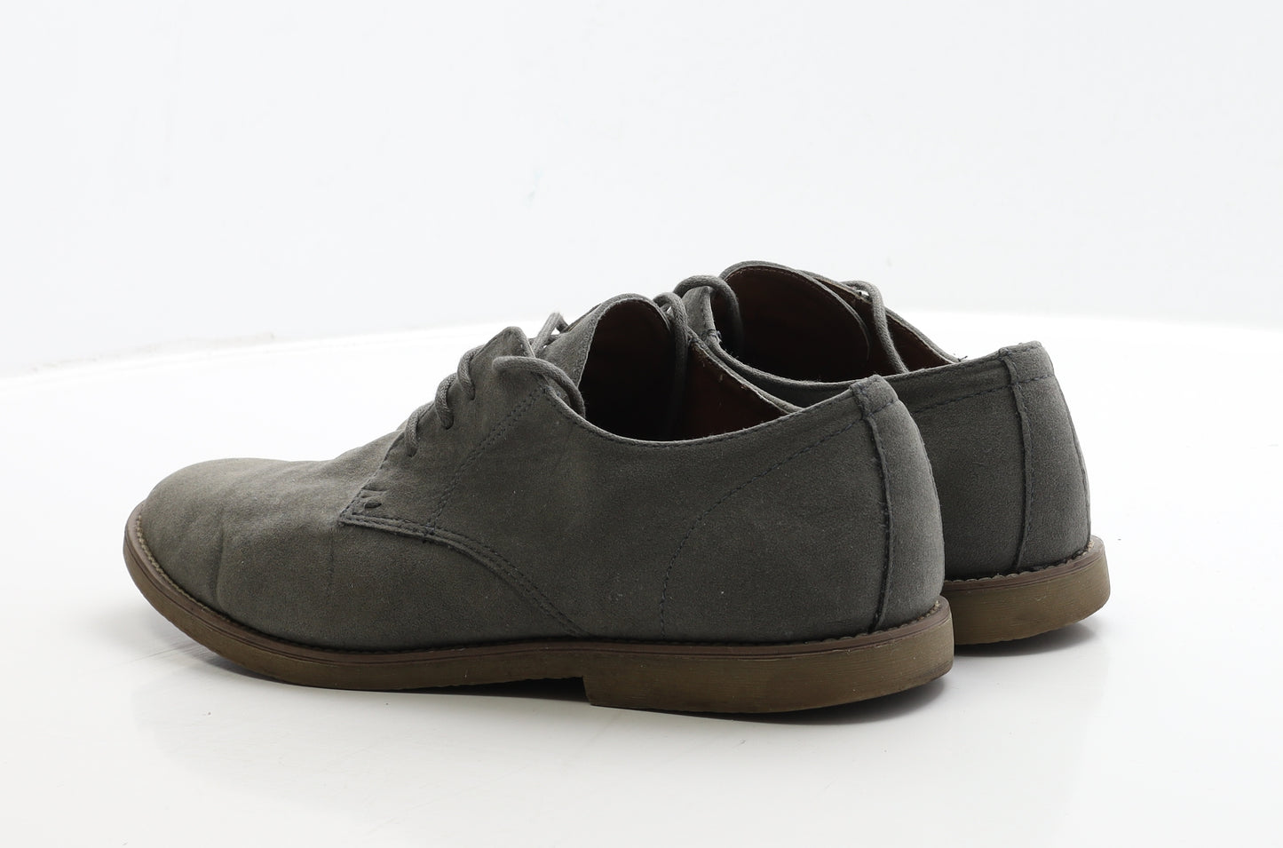 Topman Mens Grey Suede Oxford Casual UK 9 43