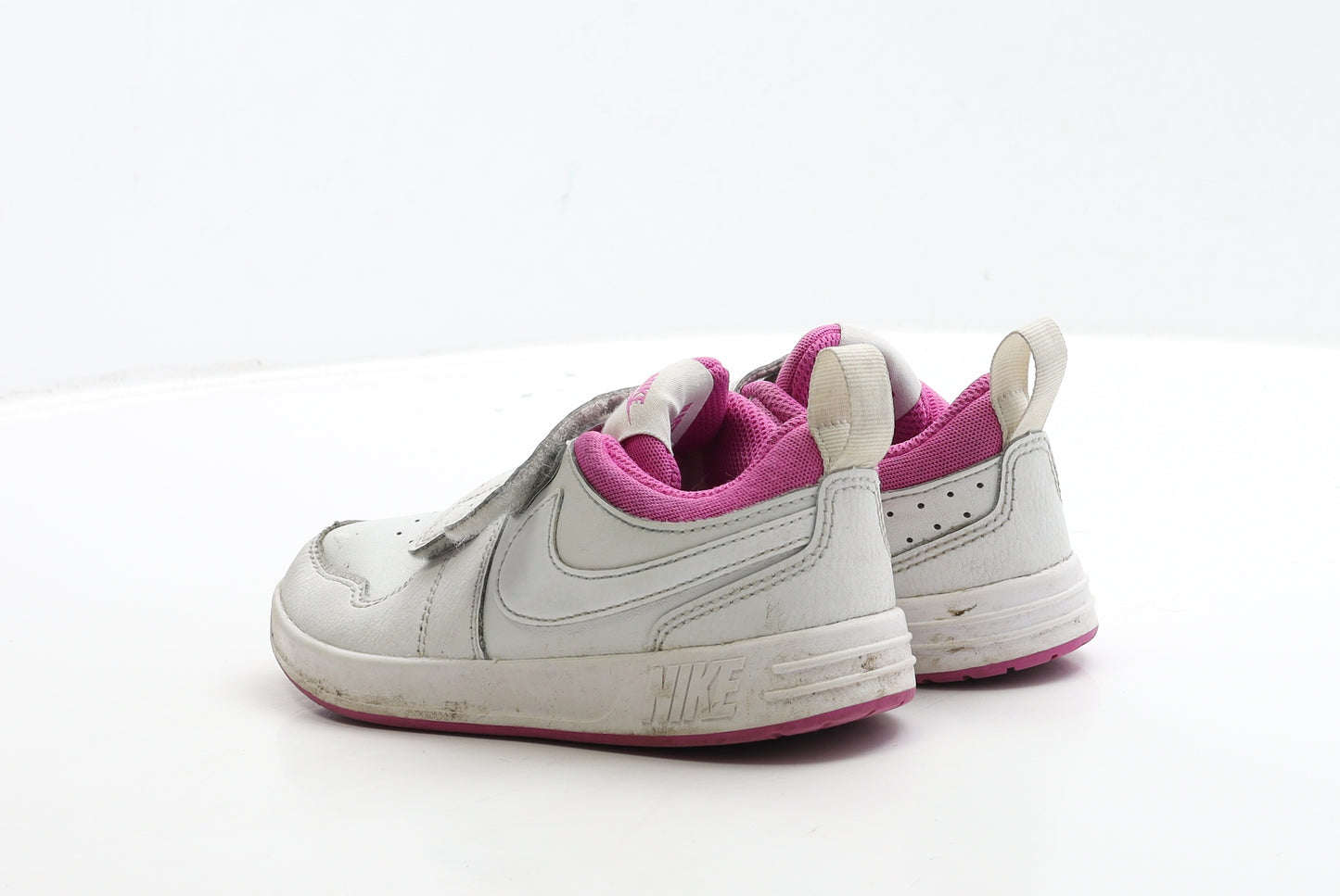 Nike Girls White Polyester Trainer UK 12 30 - Pico 5