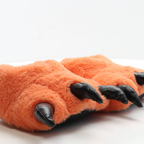 Preworn Boys Orange Polyester Slider Slipper UK 12 29 - Monster Claw