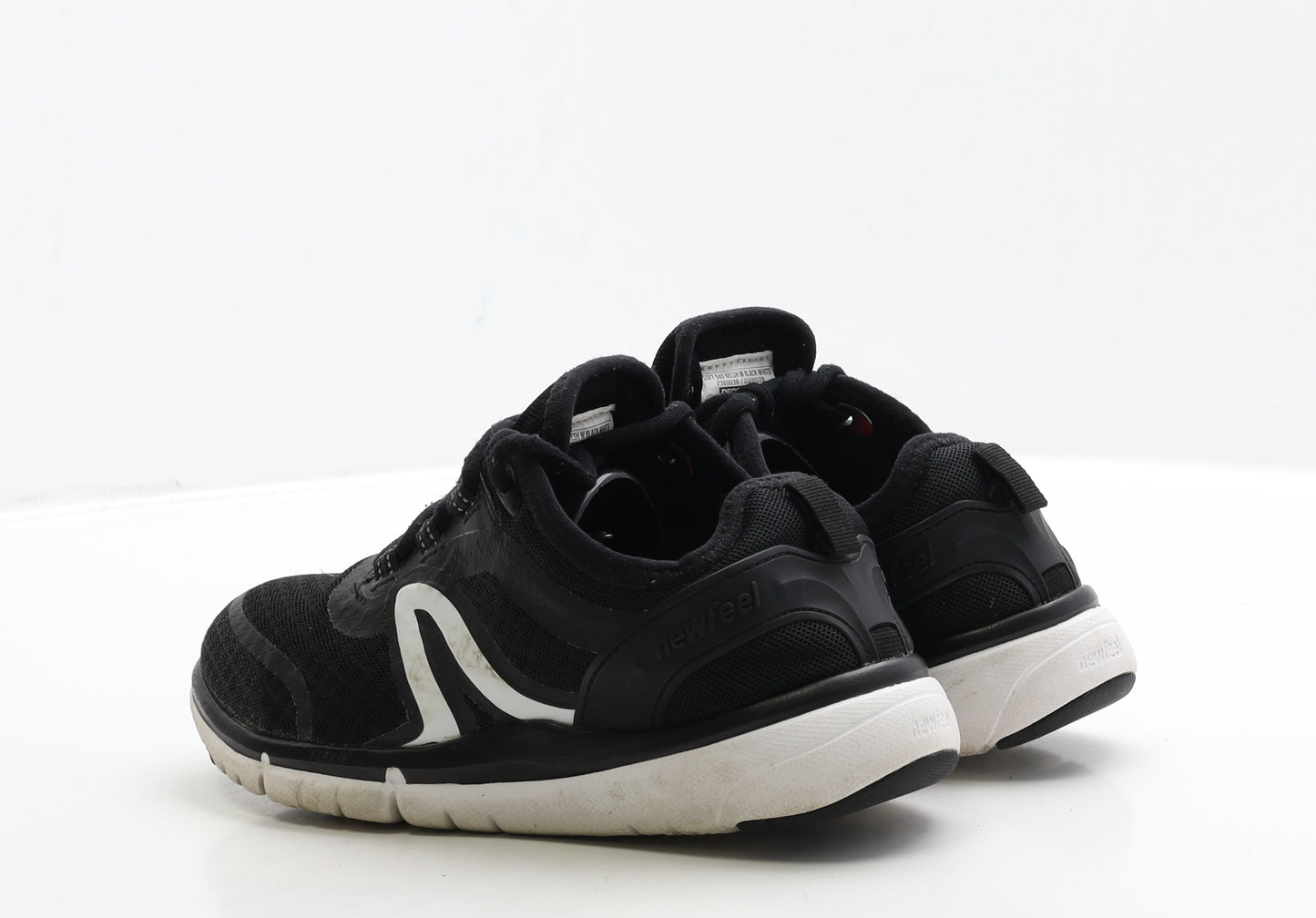DECATHLON Womens Black Polyester Trainer UK 3 36