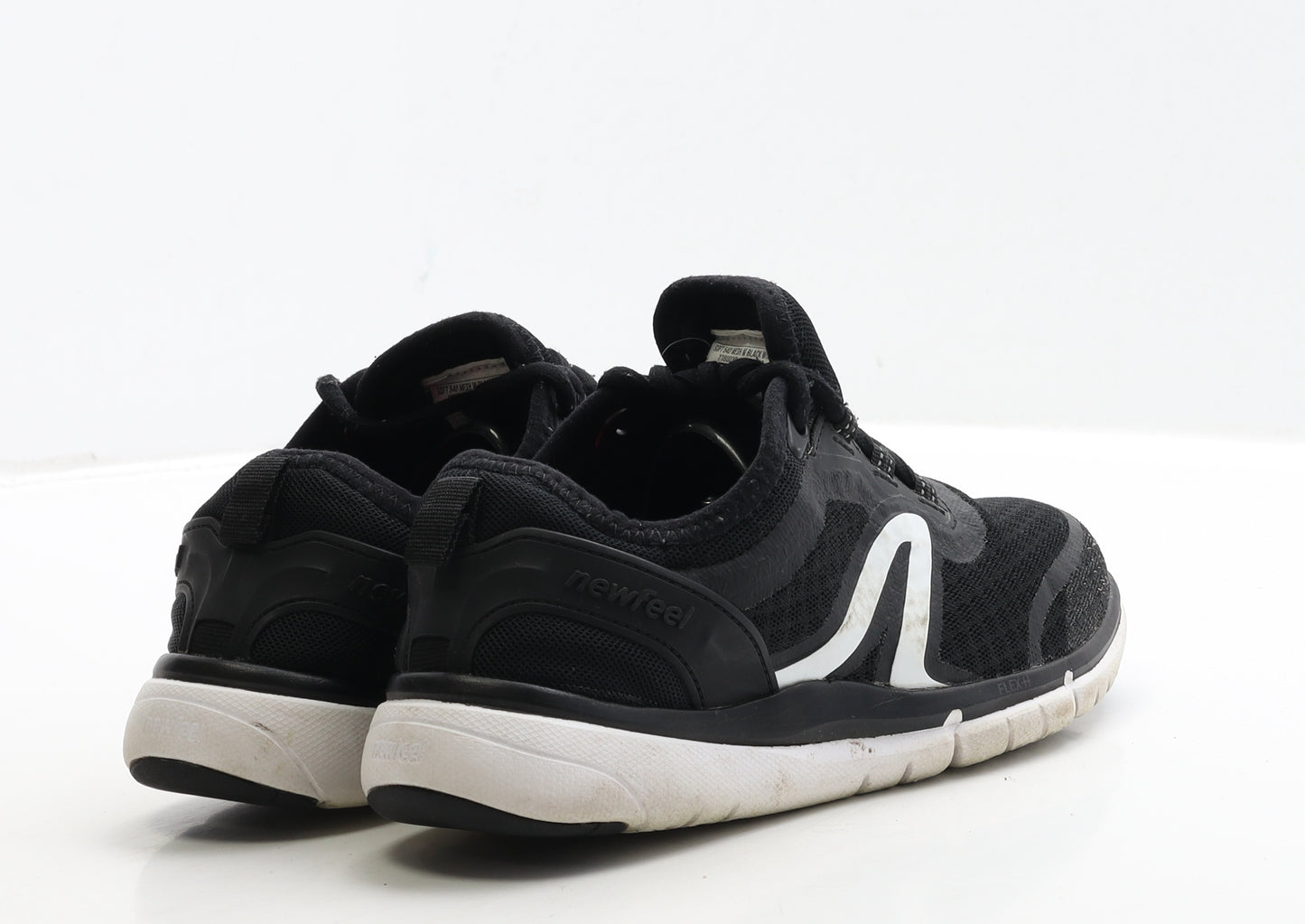 DECATHLON Womens Black Polyester Trainer UK 3 36