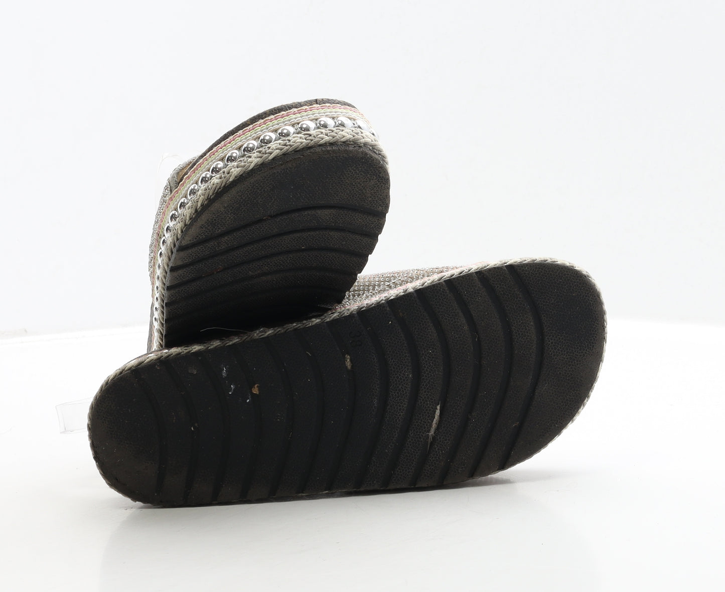 Sixth Sens Womens Brown Polyester Slider Sandal UK 5 38