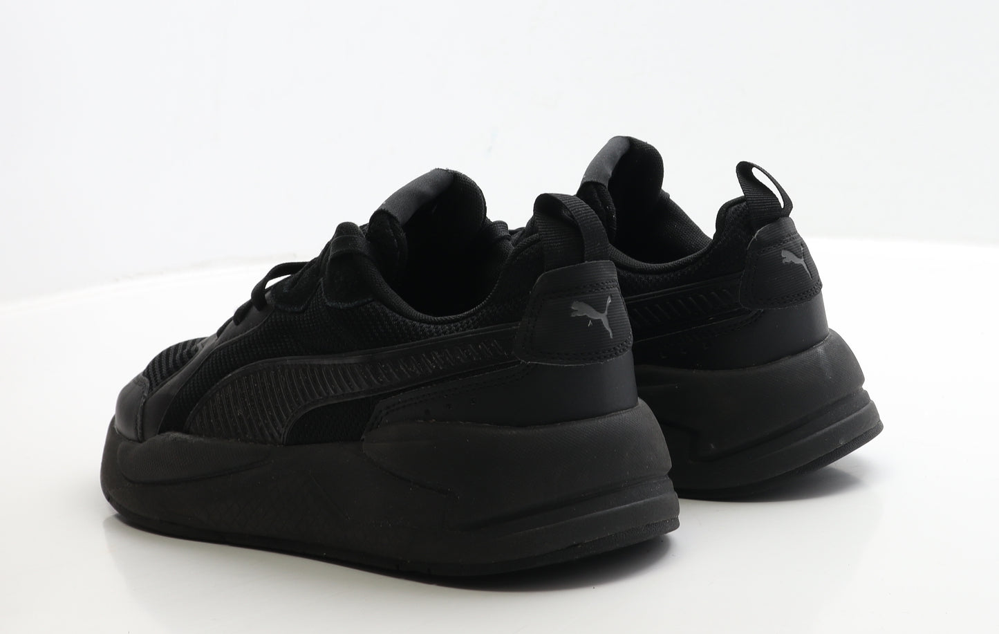 PUMA Mens Black Polyester Trainer UK 8 42