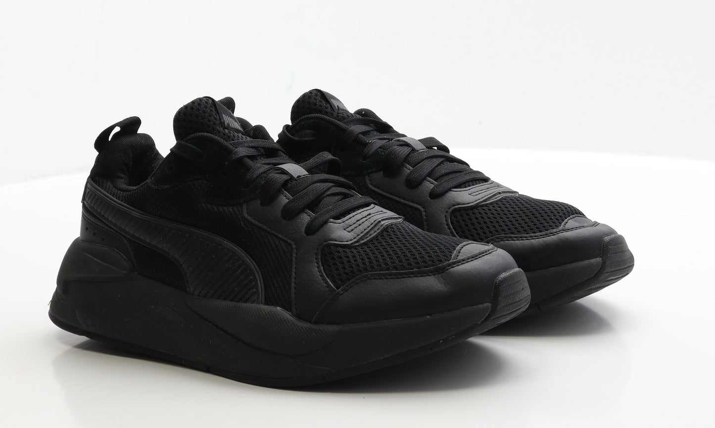 PUMA Mens Black Polyester Trainer UK 8 42
