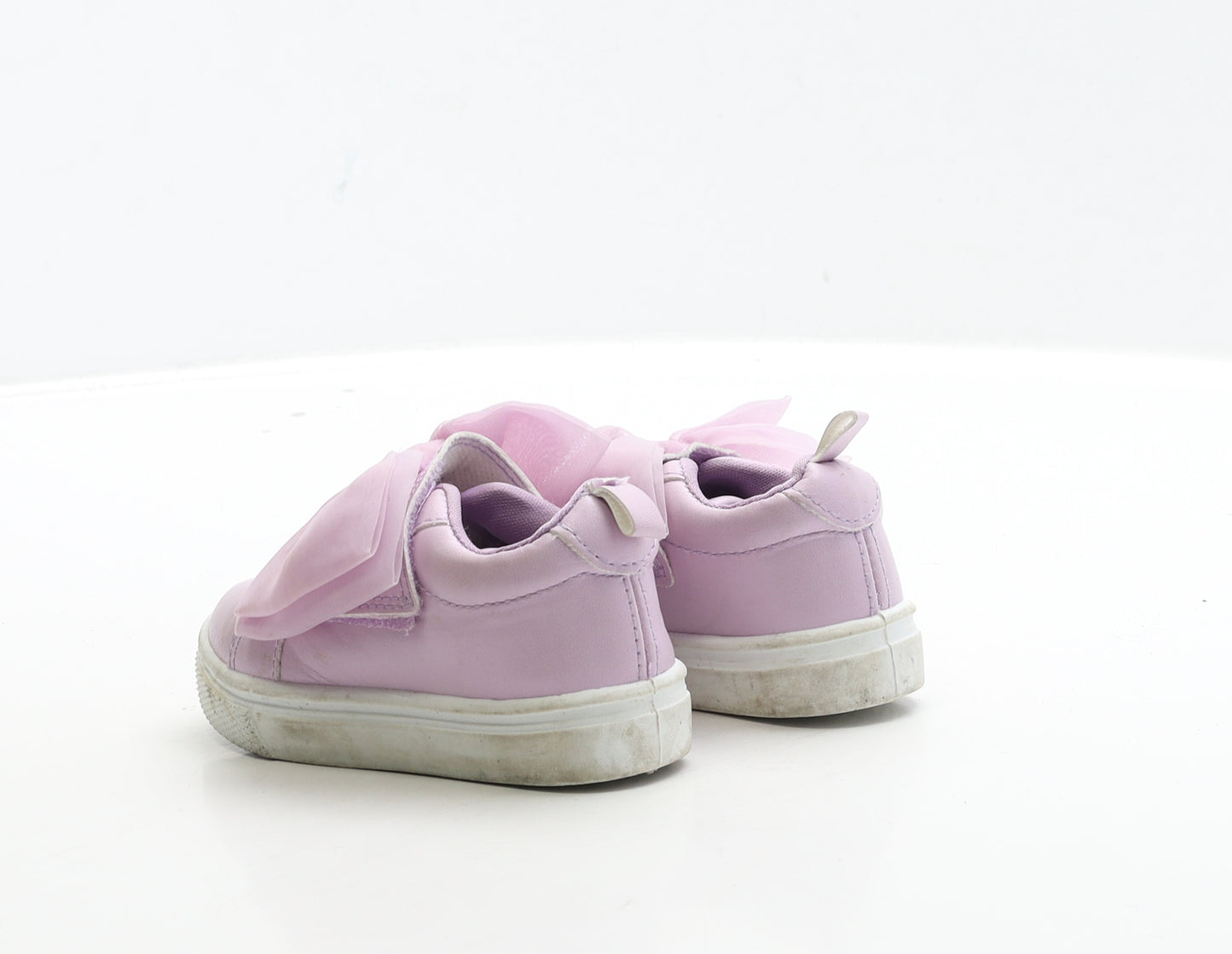 Preworn Girls Purple Polyester Trainer UK 4 21