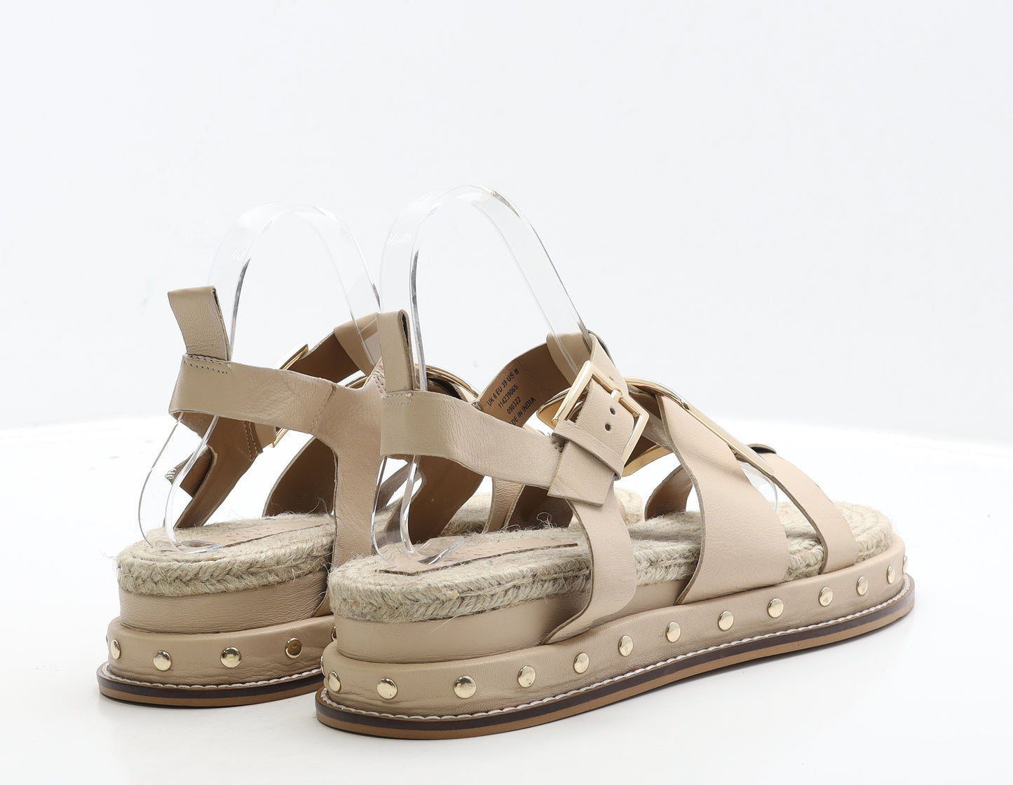 ASOS Womens Brown Leather Strappy Sandal UK 6 39