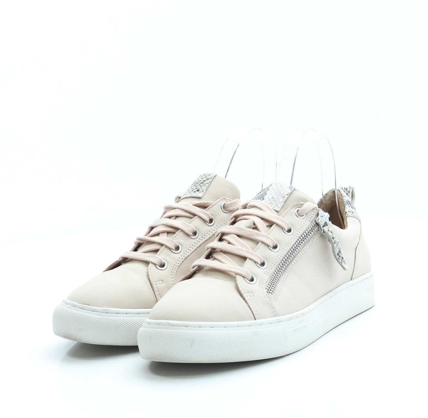 Carvela Womens Pink Animal Print Polyester Trainer UK 5 38