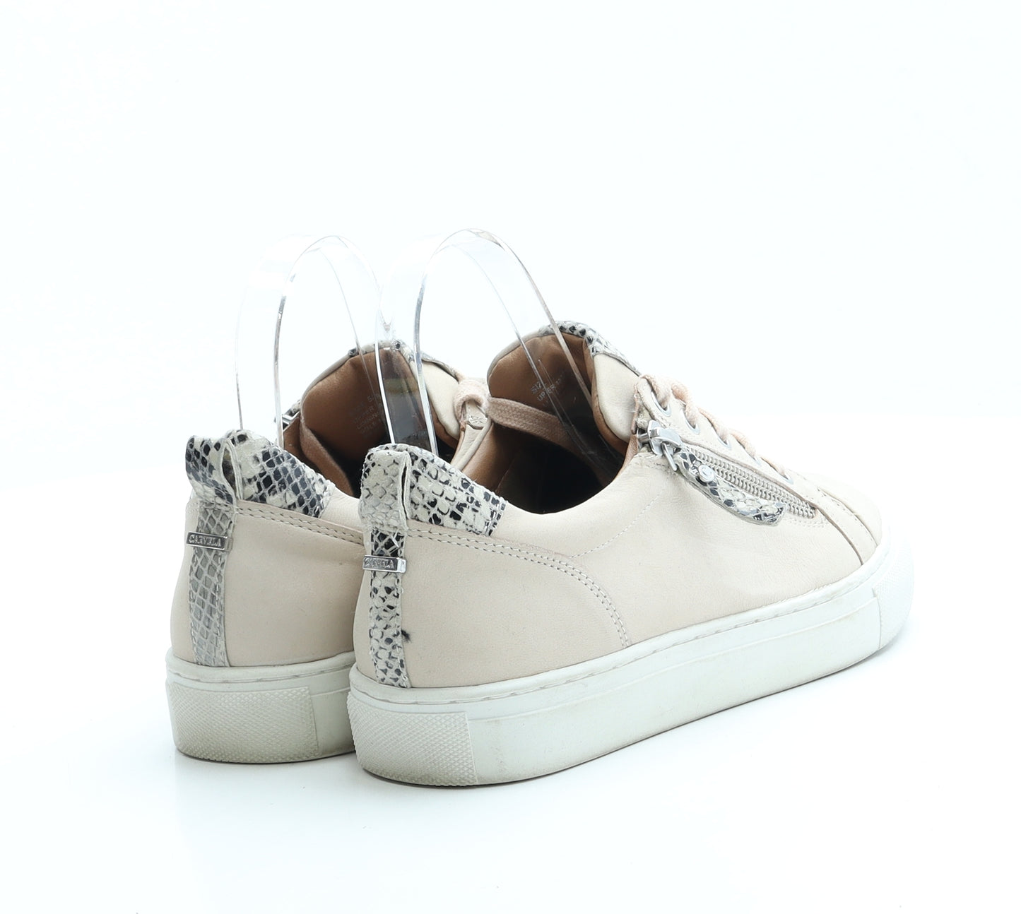 Carvela Womens Pink Animal Print Polyester Trainer UK 5 38