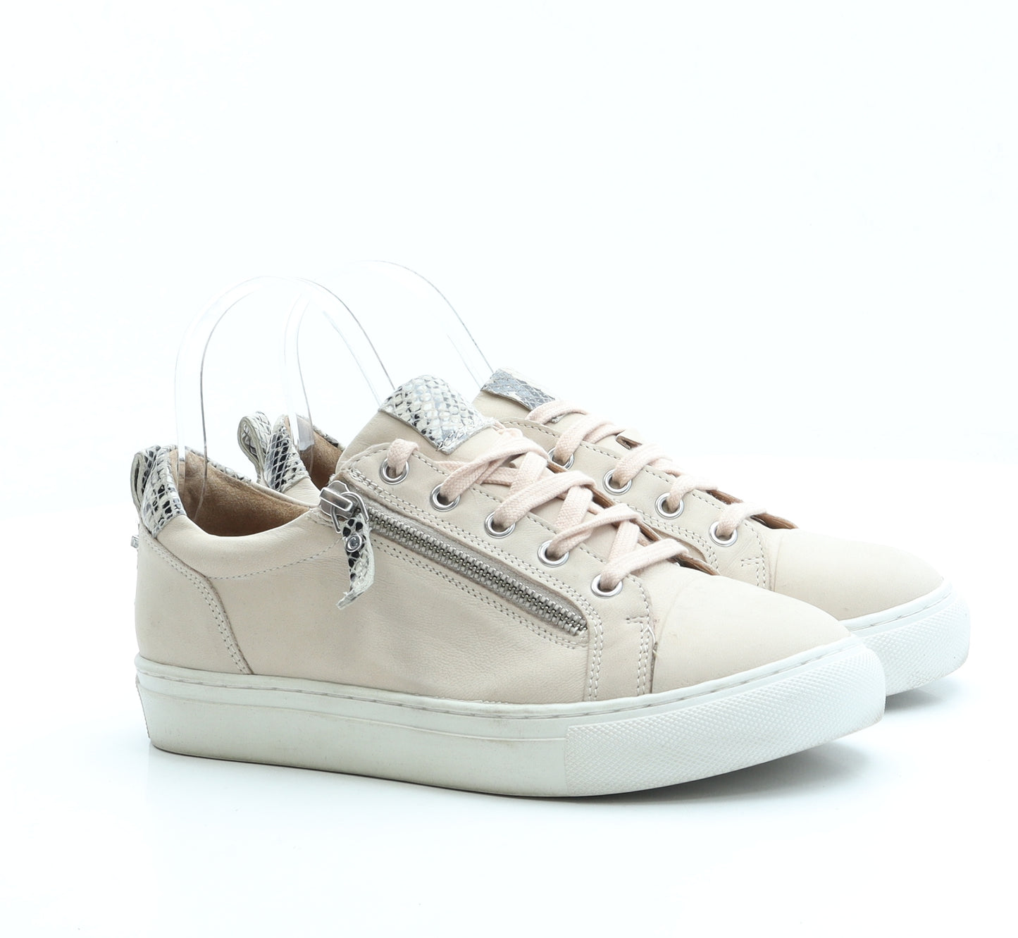 Carvela Womens Pink Animal Print Polyester Trainer UK 5 38