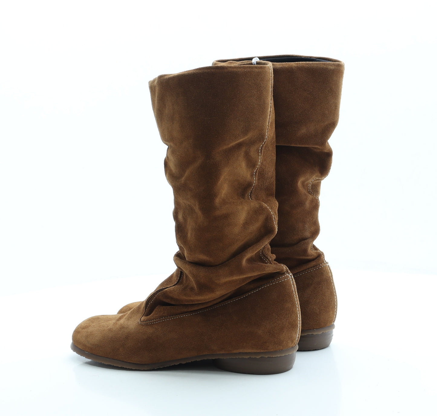 Preworn Womens Brown Suede Sock Boot UK 6 39