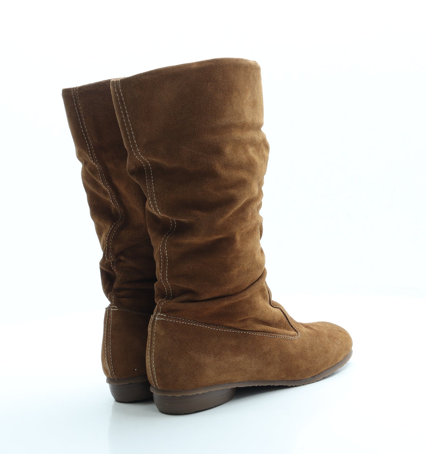 Preworn Womens Brown Suede Sock Boot UK 6 39
