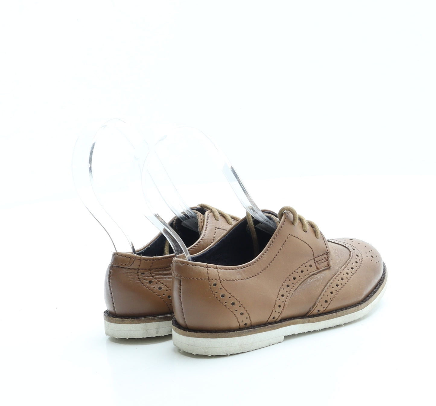 NEXT Boys Brown Leather Brogue Casual UK 8