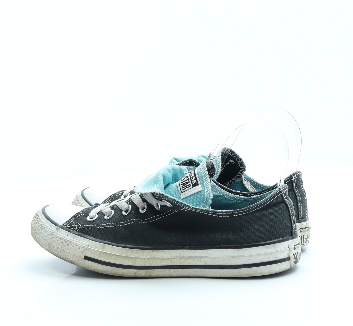 Converse Womens Black Fabric Trainer UK 7 40 US 9