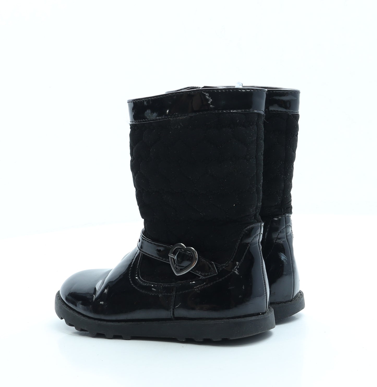 Primark Girls Black Polyester Chelsea Boot UK 12 30