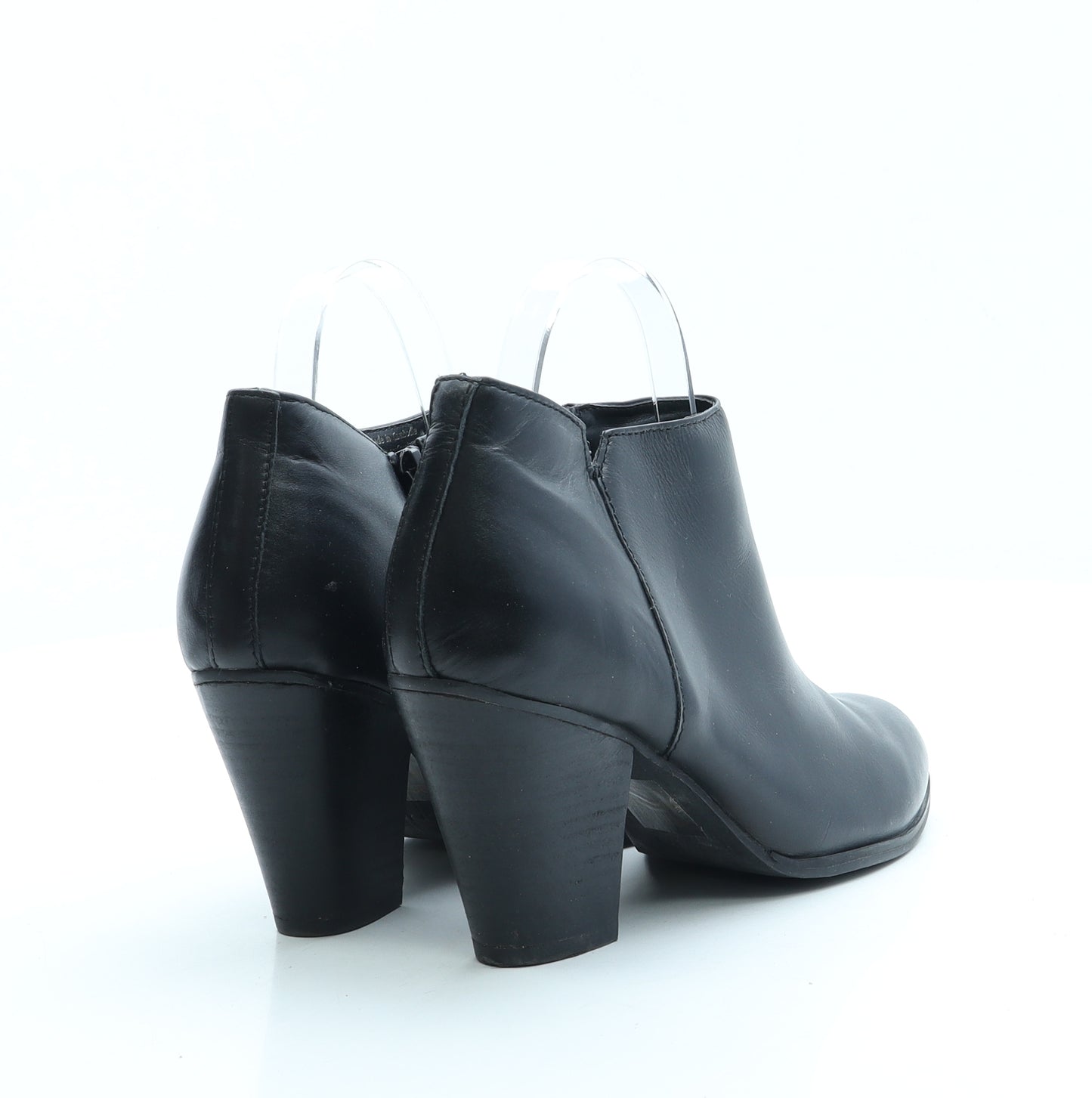 Aldo Womens Black Leather Bootie Boot UK 5 38 US 7