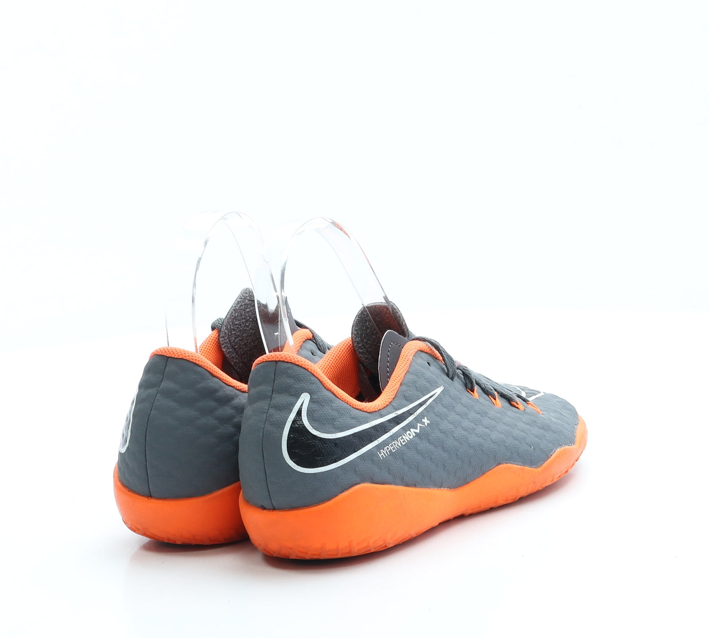 Nike Boys Grey Leather Trainer UK 2.5 35 - Astro Turf shoe